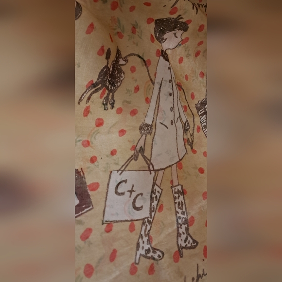 Vintage Moschino By Roffe Cheetah Leopard XL Casual Classy Graphic Scarf Wrap - Picture 5 of 10